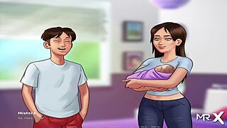 I love that hot bathroom bang in summertimesaga e4 13