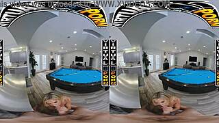 Virtual Porn: Game Of Billiards With Latina Milf Caitlin Bell