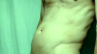 hairless amateur masturbating slowly with detailed strokes on shaved pussy