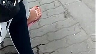 Candid feet in flip-flops vid 20180626 150317031 hd