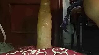 valentina the shemale fucks my ass so good with her dildo