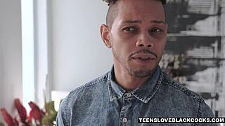 hot blonde teen gets facialized by big cock in wild action