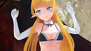 Hey, This Elf Hentai Has So Much Hot Ass And Cum Action Going On, It's Crazy!