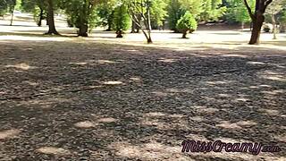 omg, got caught masturbating in the park and a stranger helped me squirt! 😱