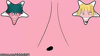 Deku masturbates then fucks Himiko Toga?