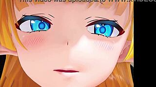 Hey, This Elf Hentai Has So Much Hot Ass And Cum Action Going On, It's Crazy!