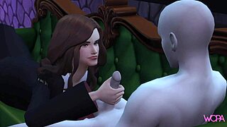 Hermione Granger's animated encounter with Voldemort in Hogwarts