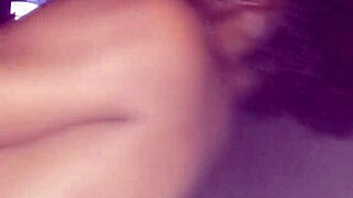 petite ebony teen rides big black cock hard