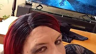 Shemale Celeste Enjoying More Cock