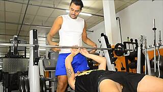Personal Trainer Gets Naughty with Client Right in the Gym.