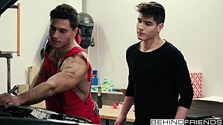 Twinks and Hunks in Bareback Blowjob Cumshot Compilation