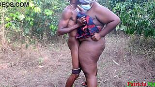 Hardcore banging in the bush with ebony pussy group