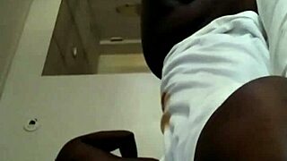 Chocolate Ebony Gets Intense Backshots!