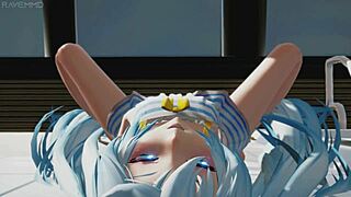 Miku Gets Wet During Pool Photoshoot