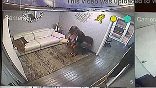 big tit milf masturbates at work