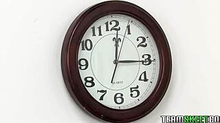 cute brunette abby with pigtails gets her pussy fucked by prof