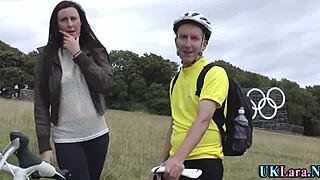 brit in stockings gets facial 😏