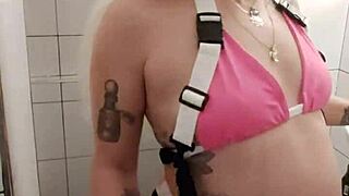 Feeling so aroused while playing with my toys and showing off my tattoo.