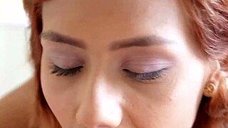 Veronica leal blows mind with blowjob.