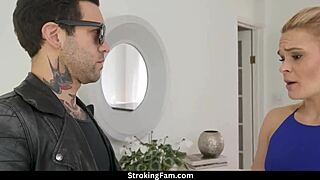 Biker with jade amber and small 18+ hands