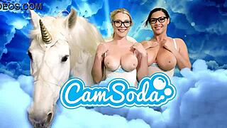 big tit milf masturbates at work