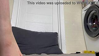 Ride this dildo while I finger your pussy!