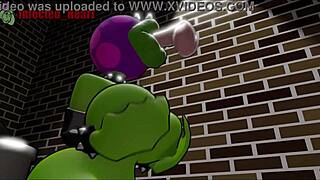 Chomper Gets Fucked Hard In The Alley With Deepthroat And Anal!