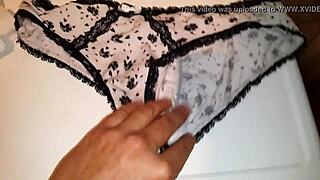 feeling the thrill of my 20-year-old niece's used panties in hd720