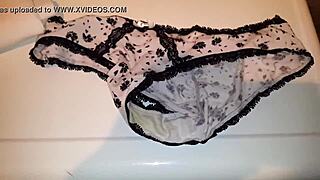 feeling the thrill of my 20-year-old niece's used panties in hd720