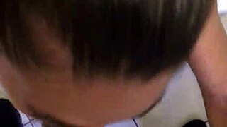 White Girl Gives Deepthroat Blowjob