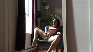 Hot milf fingers herself to a wild orgasm!  