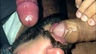 the best gay sex party with blowjobs and group action