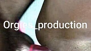 Home made fuck with my wet wife doggystyle on big black cock