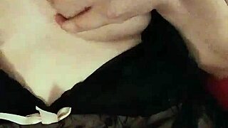 Chubby teen with big tits gets wet fingering pussy and ass in masturbation
