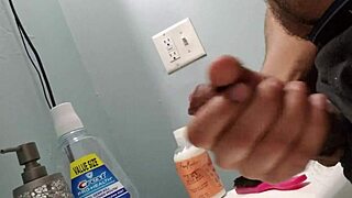 he was jerking off with intense focus until the cumshot.