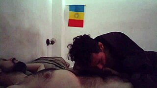 morning blowjob to a hairy guy in gay scene