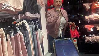 Remote Controlled Toy In Pussy At Mall