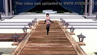 Reiko's Sexy Ass Entrance in Wrestling