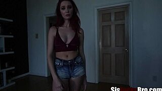 Redhead Step Sis Rides Like a Pro!