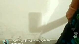 Tamil Brahmin Wife Reveals Nipple on Instagram Live - Notygeetha ID!