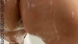 Hot Milf Goes Wild with Dildo in Shower