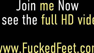 Kylie Sky's Toe Footjob