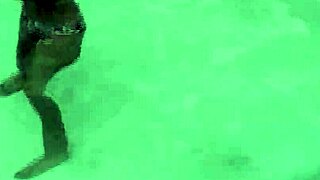 Latina Tere in bikini after playing with fruit