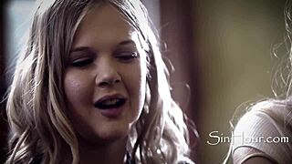 rival blondes licking pussy in therapy!