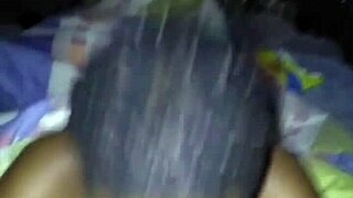 Petite black woman unfaithful with a big black cock