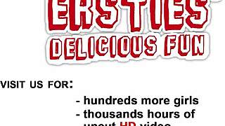 Amateurs Eve and Sasha share kisses