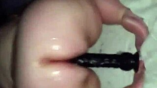 Big ass BBW teases with dildo ride?