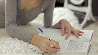 Russian teen enjoys big cock fucking