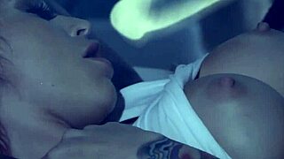 Ghostbusters parody where the petite emo girl handles a monster cock