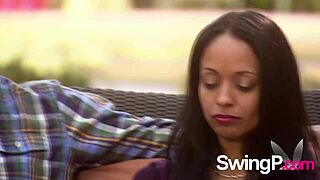 kinky swingers engaging in a wild orgy at the red room